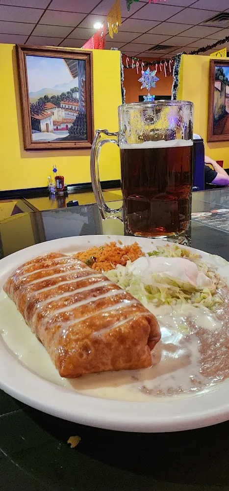 Fried Chicken Chimichanga